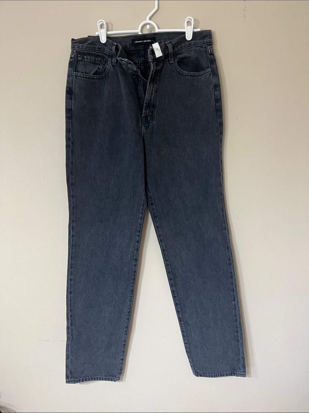 J Brand High-Rise Black Wash Jeans